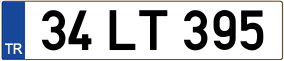 Truck License Plate